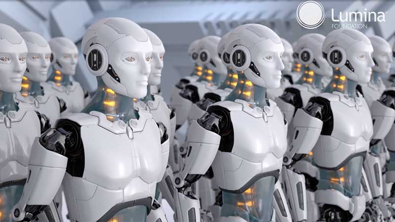 An army of robots.